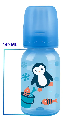 MAMADEIRA PETITA BC.SIL.CINT.COLOR 140ML AZ.3313 - Imagem 1