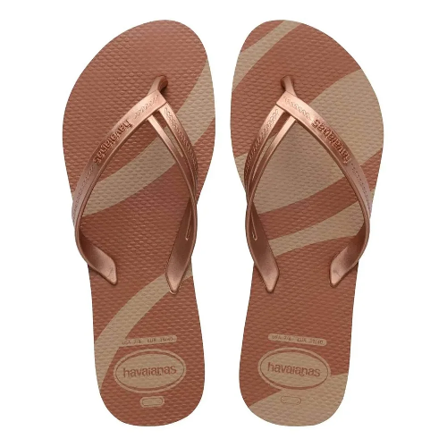 SAND.HAV.ELEGANCE PRINT ROSE GOLD 37/38 - Imagem 1
