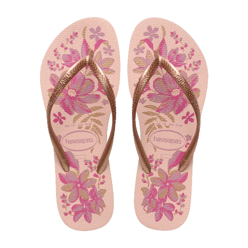SAND.HAV.SLIM ORGANIC ROSA/DOURADO 37/38 - Imagem 1