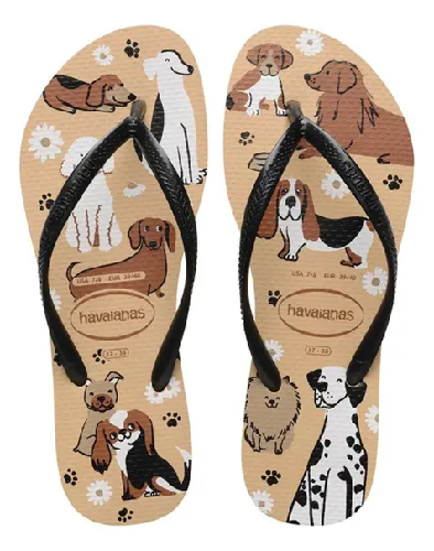 SAND.HAV.SLIM PETS DOUR/PRETO N�33/34 - Imagem 1