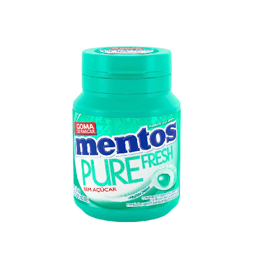 GOMA DE MASCAR MENTOS PURE FRESH GREEN 56G - Imagem 1