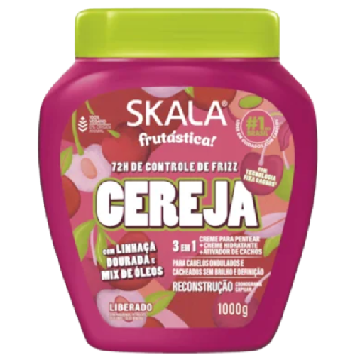 CREME DE TRATAMENTO SKALA 1KG CEREJA - Imagem 1