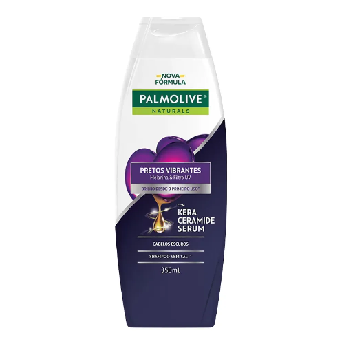 SHAMPOO PALMOLIVE PRETOS VIBRANTES 350ML - Imagem 1
