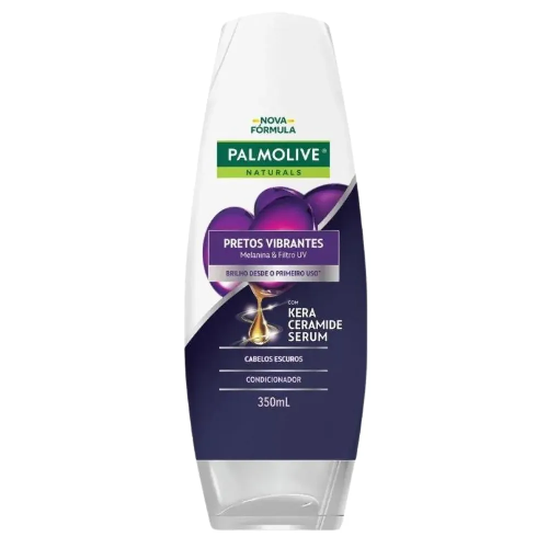 CONDICIONADOR PALMOLIVE PRETOS VIBRANTES 350ML - Imagem 1