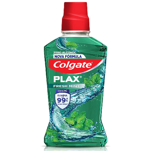 ENXAGUANTE BUCAL COLGATE PLAX FRESH MINT 250ML - Imagem 1