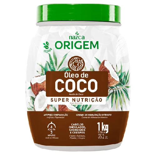 CREME DE HIDRATACAO ORIGEM 1KG OLEO DE COCO - Imagem 1