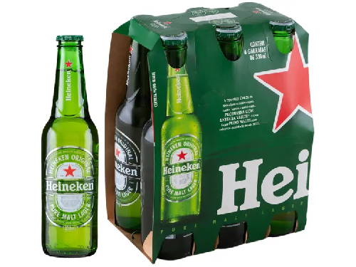 CERVEJA HEINEKEN PURO MALT LAGER LN 330ML - Imagem 1