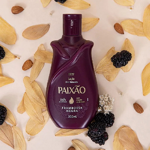 HIDRATANTE PAIXAO FRAMBOESA NEGRA 200ML - Imagem 1