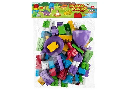 BLOCO DE MONTAR MATRIX BLOCOSSAURO 35PCS 1277 - Imagem 1