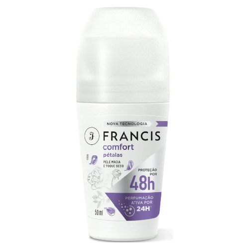 DESODORANTE ROLL-ON FRANCIS PETALAS 50ML LL - Imagem 1