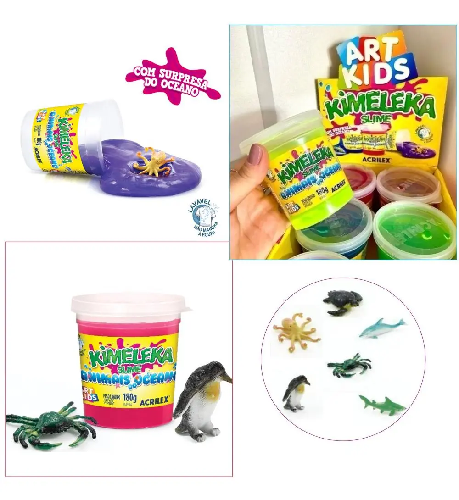 KIMELEKA ACRILEX ANIMAIS DO OCEANO 180G VIOL 05860 - Imagem 1
