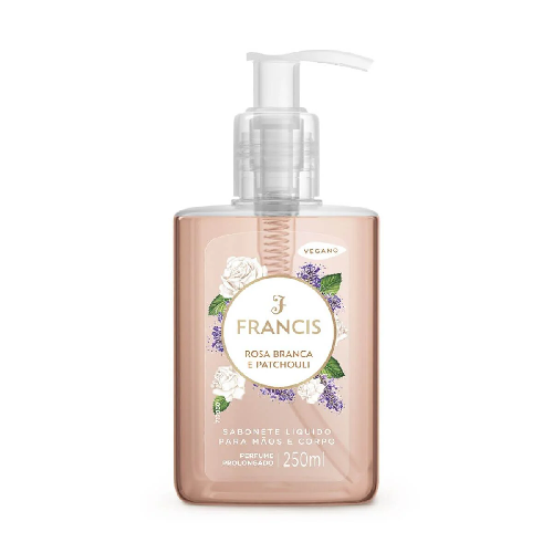 SABONETE LIQUIDO FRANCIS ROSA B.E PATCHOULI 250ML - Imagem 1