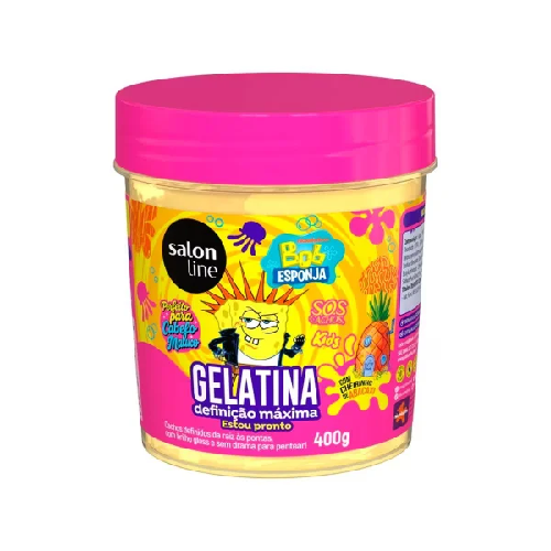 GELATINA KIDS SALON LINE BOB ESPONJA 400G - Imagem 1