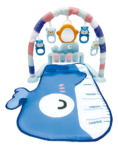 TAPETE MUSICAL BABY STYLE BALEIA AZUL 63706 - Imagem 1
