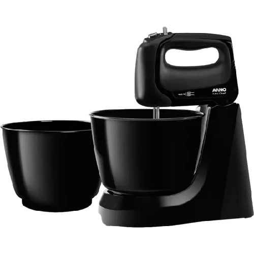 BATEDEIRA ARNO MINI CHEF HM11 200W PRETO 127V - Imagem 1