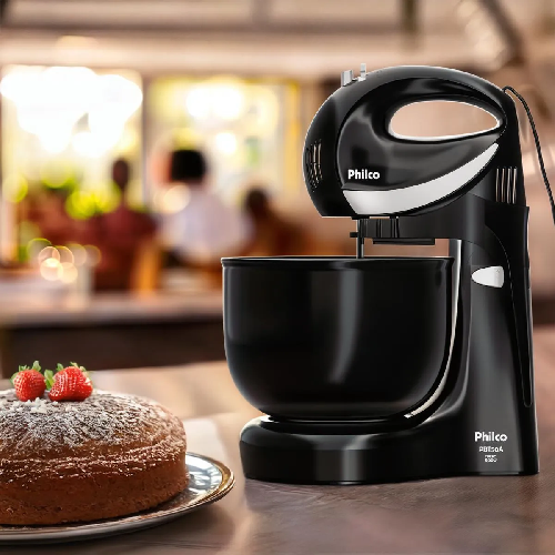 BATEDEIRA DE MAO PHILCO PBT50A 4L PRETO 127V - Imagem 1