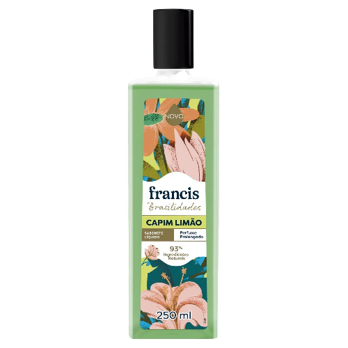 SABONETE LIQUIDO FRANCIS CAPIM LIMAO 250ML - Imagem 1
